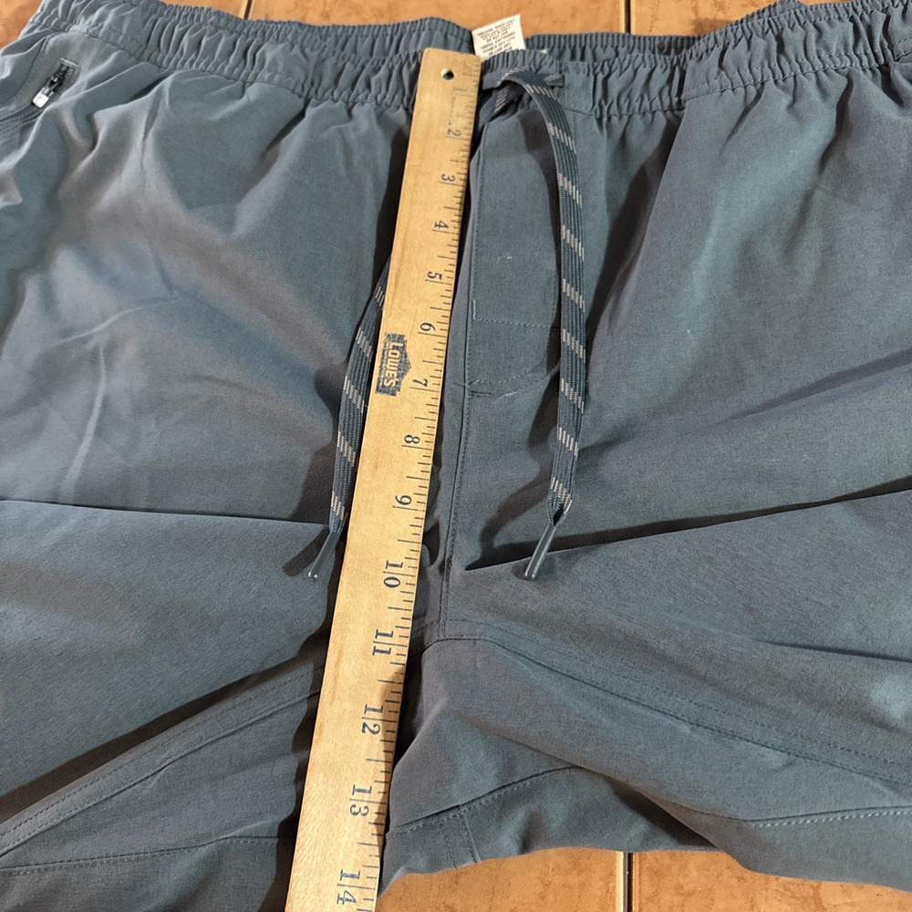 L.L Bean Blue Stretch Pants Mens Sz XL 30" Inseam Elastrell Sorona Performance - Picture 10 of 12